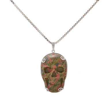 Dije Calavera grande plata con Unikita